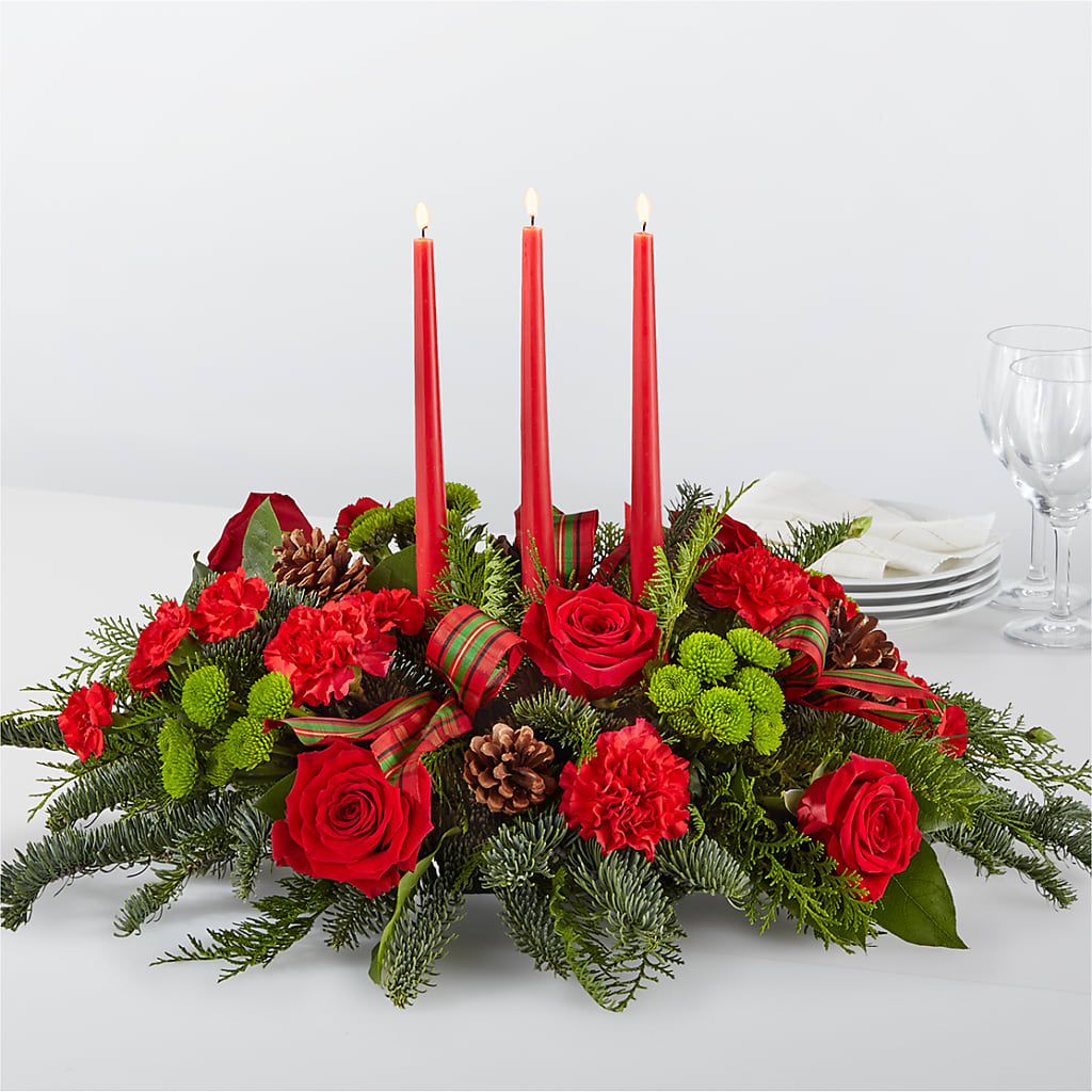 By the Candlelight Centerpiece – Joy Flowers, Hicksville NY