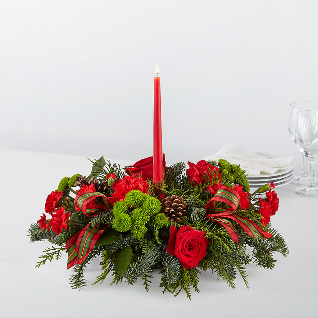 By the Candlelight Centerpiece – Joy Flowers, Hicksville NY