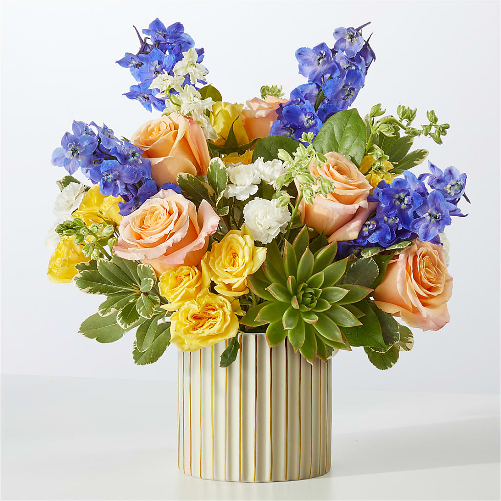 Cobalt Reverie Bouquet – Joy Flowers, Hicksville NY