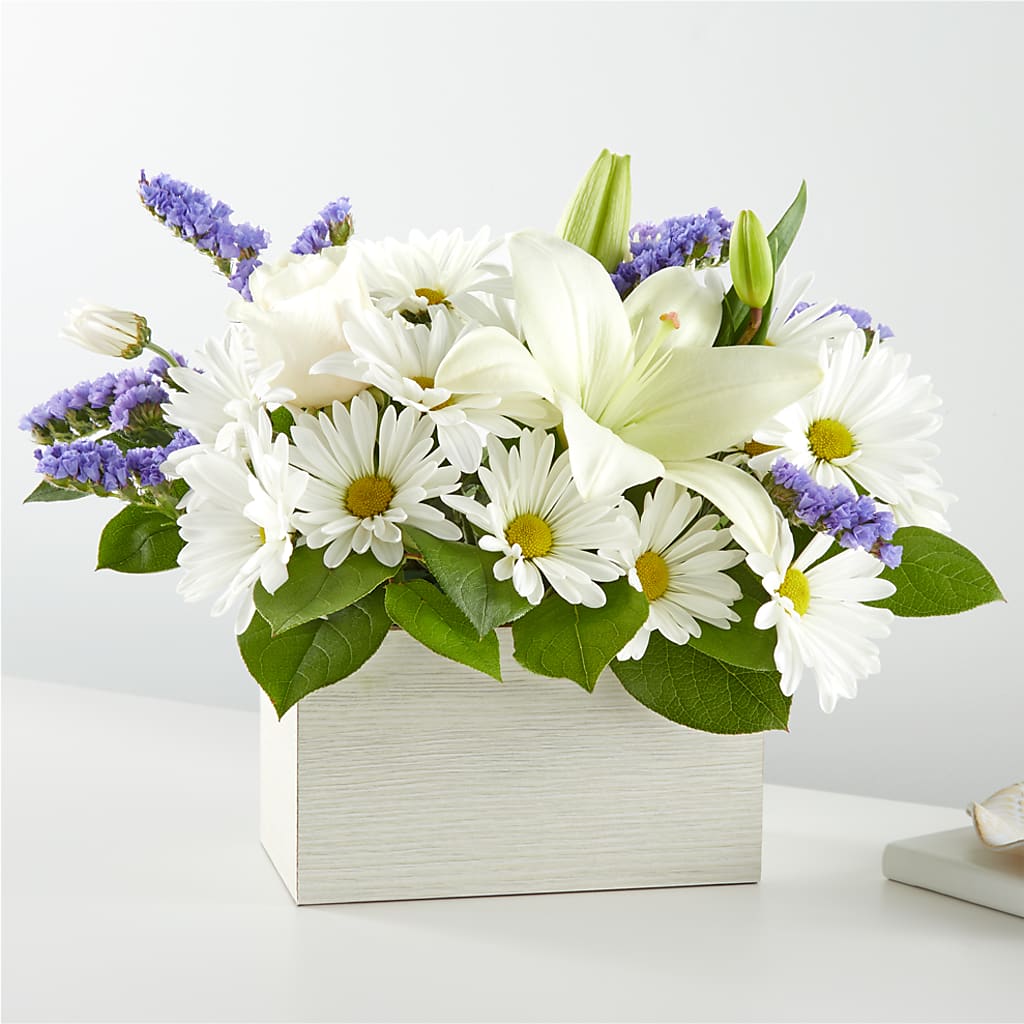 Beyond Blue Box Bouquet – Joy Flowers, Hicksville NY