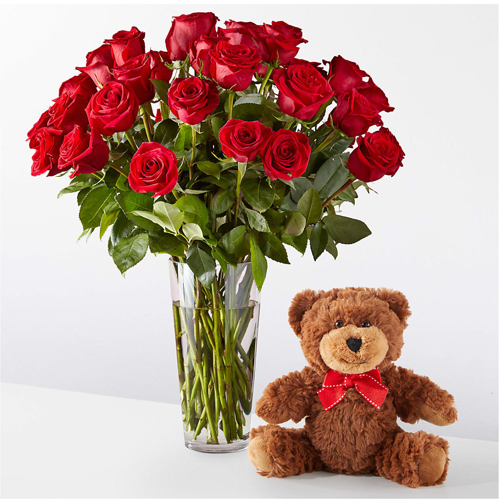 Romantic Long Stem Red Rose Bouquet Bundles – Joy Flowers, Hicksville NY