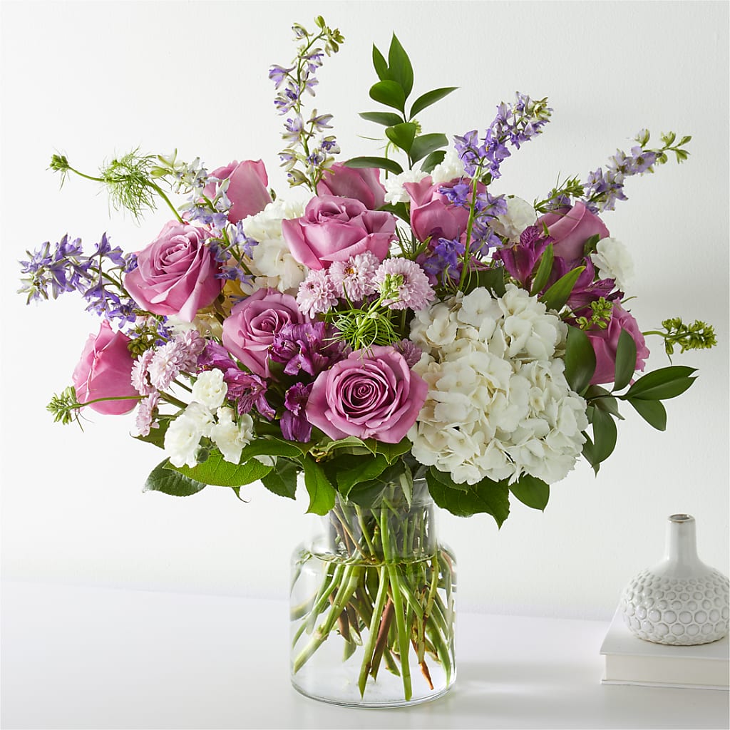 Violet Caress Bouquet – Joy Flowers, Hicksville NY