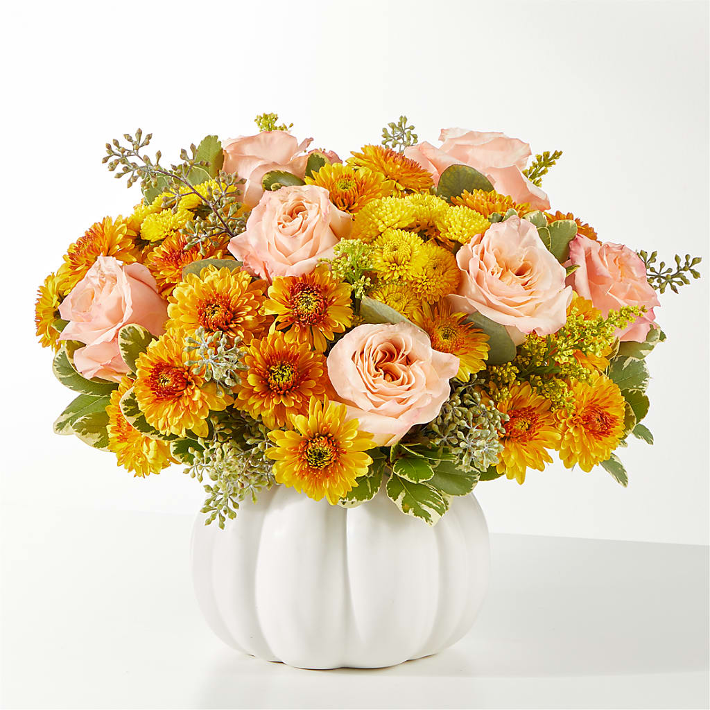 Peachy Pumpkin – Joy Flowers, Hicksville NY