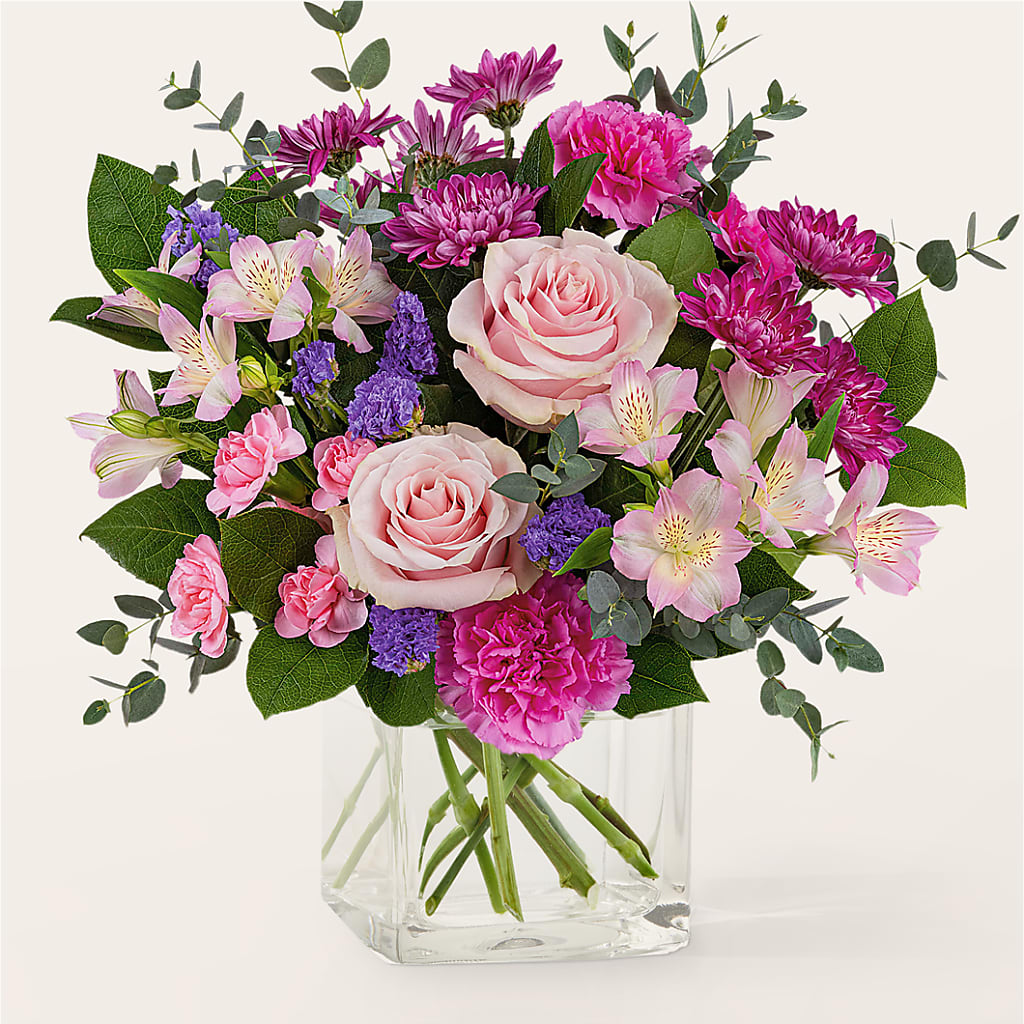 Rosy Radiance Bouquet – Joy Flowers, Hicksville NY