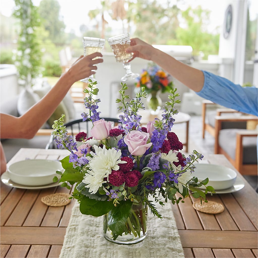 Violet Frost Bouquet – Joy Flowers, Hicksville NY