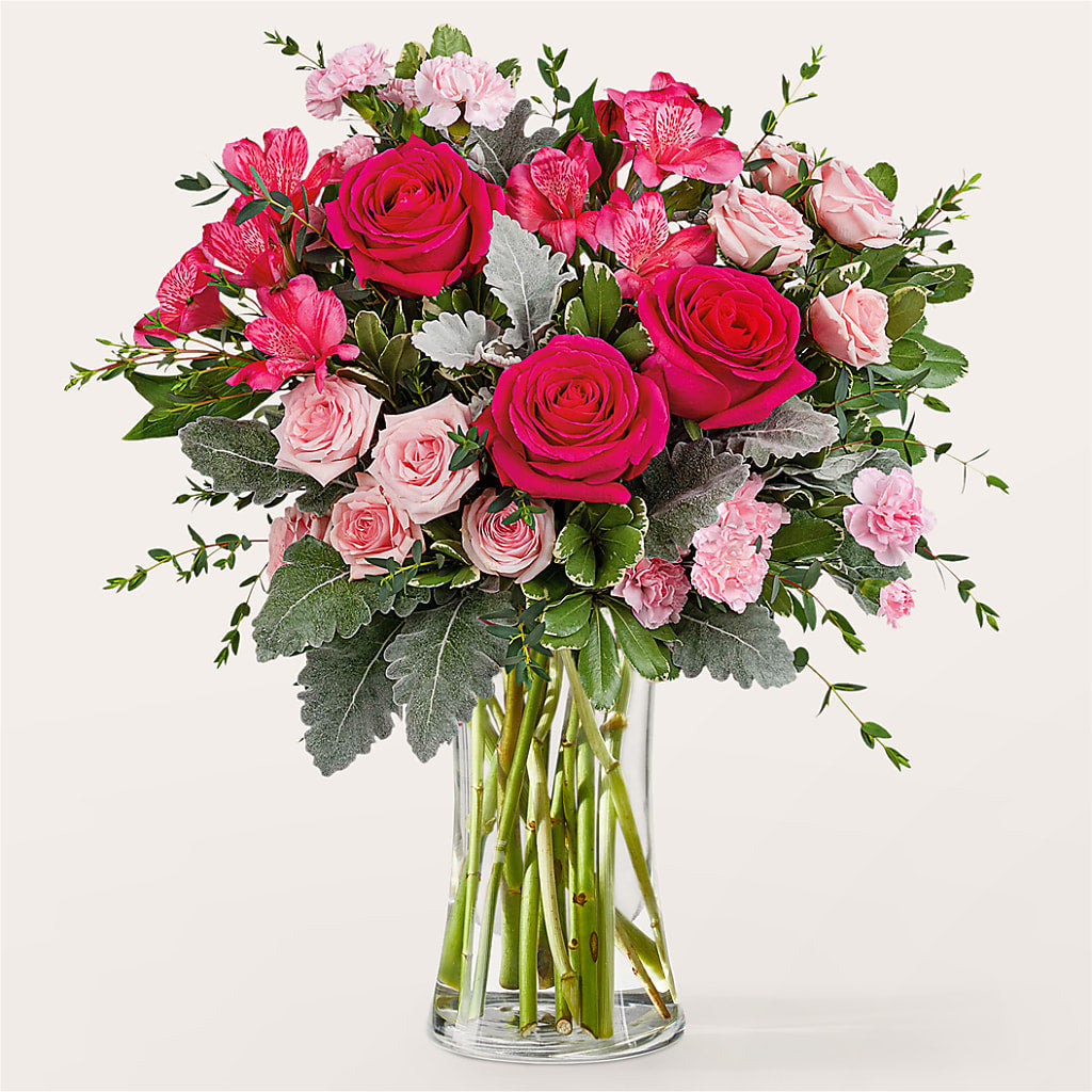 Tickled Pink Bouquet – Joy Flowers, Hicksville NY