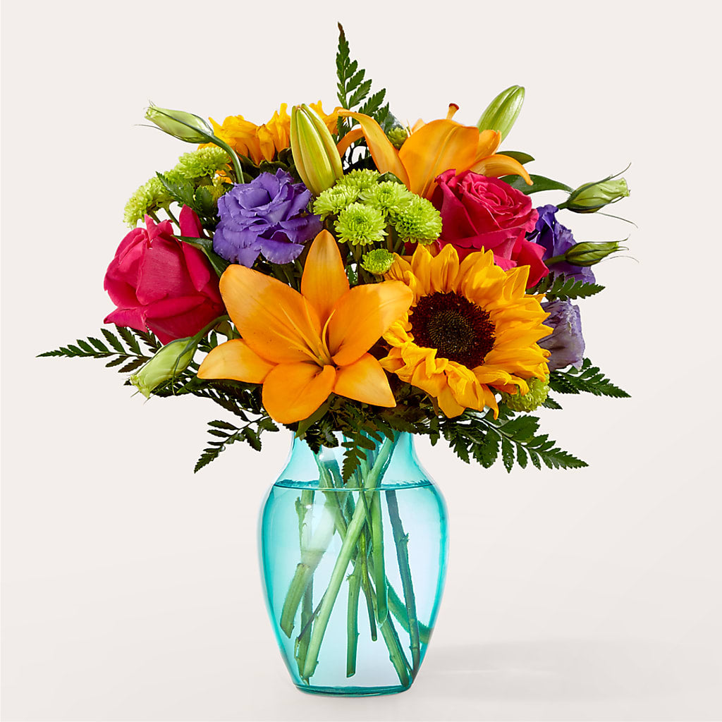 Double Rainbow Bouquet – Joy Flowers, Hicksville NY