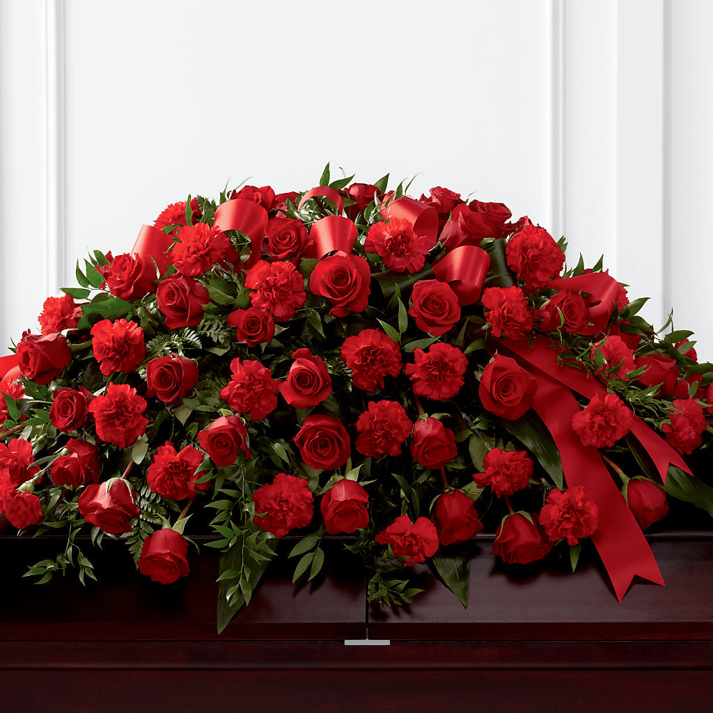 Tribute of Life Casket Spray – Joy Flowers, Hicksville NY