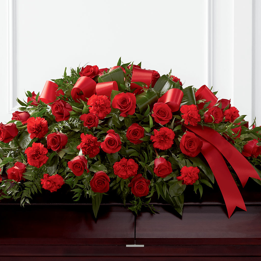 Tribute of Life Casket Spray – Joy Flowers, Hicksville NY