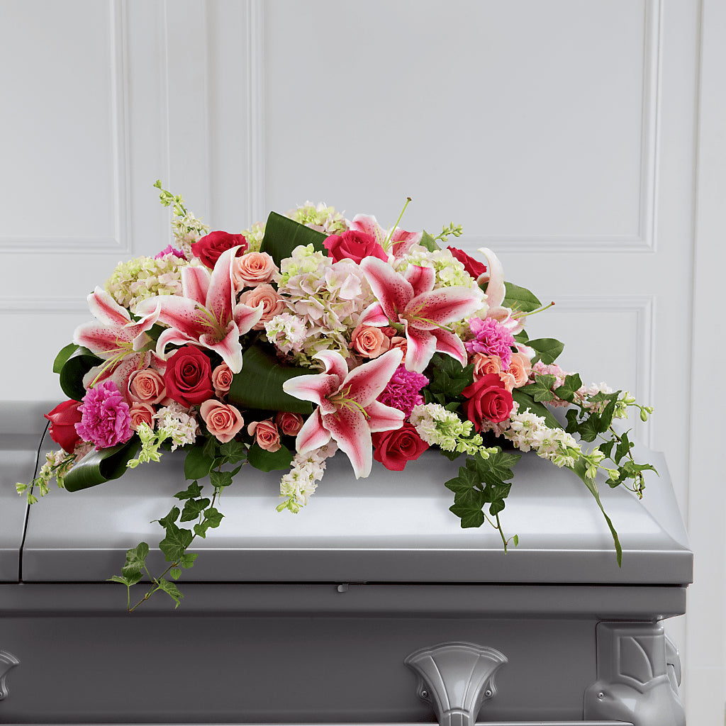Splendid Grace Casket Spray – Joy Flowers, Hicksville NY