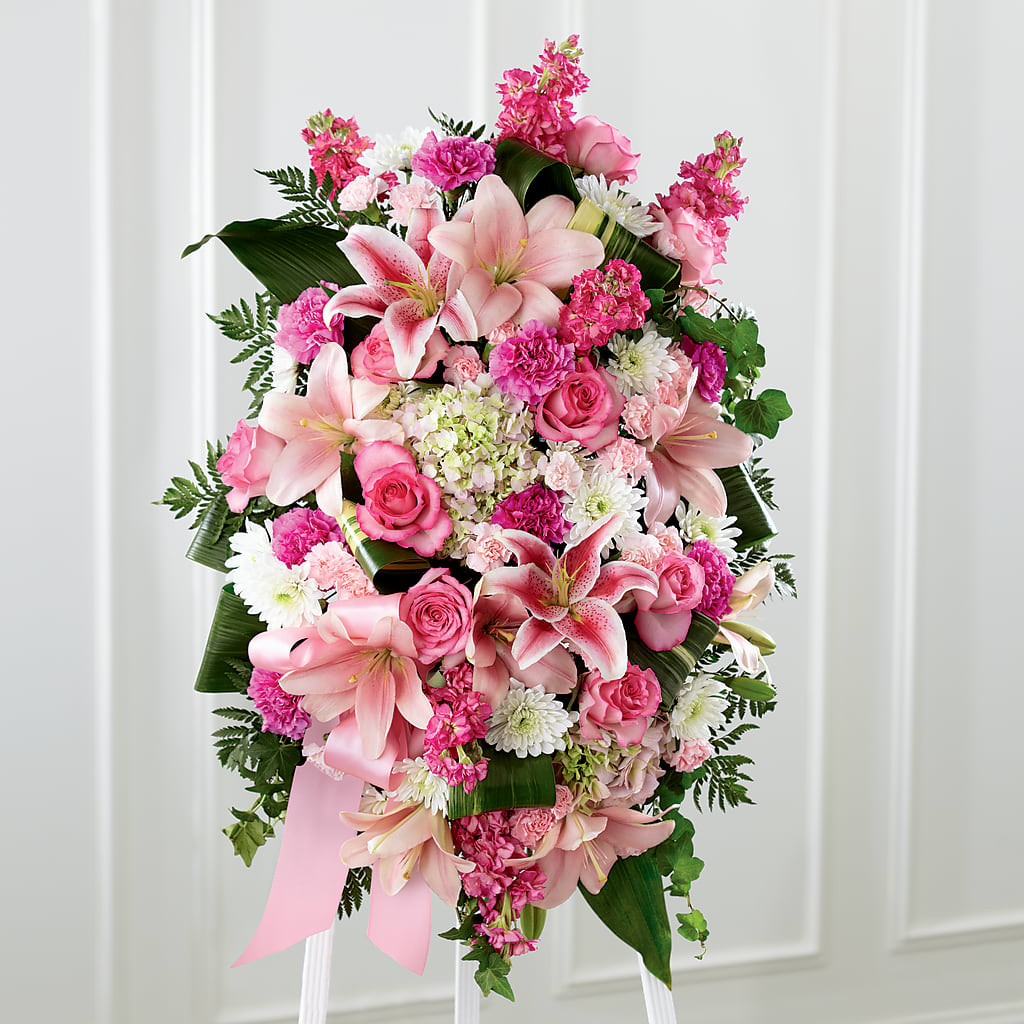Comforting Standing Spray – Joy Flowers, Hicksville NY