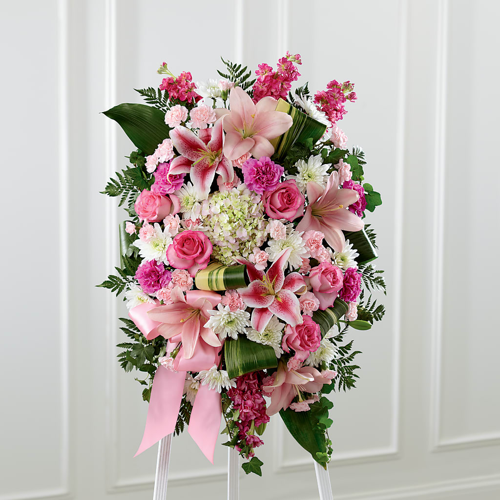 Comforting Standing Spray – Joy Flowers, Hicksville NY