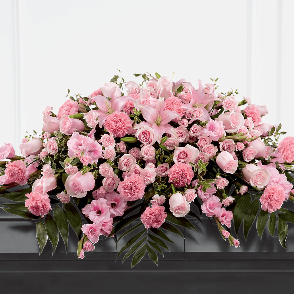 Garden of Comfort Casket Spray (Standard) – Joy Flowers, Hicksville NY