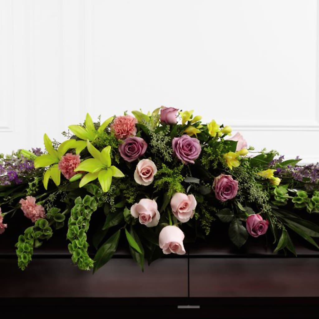 Forever Beloved Casket Spray – Joy Flowers, Hicksville NY