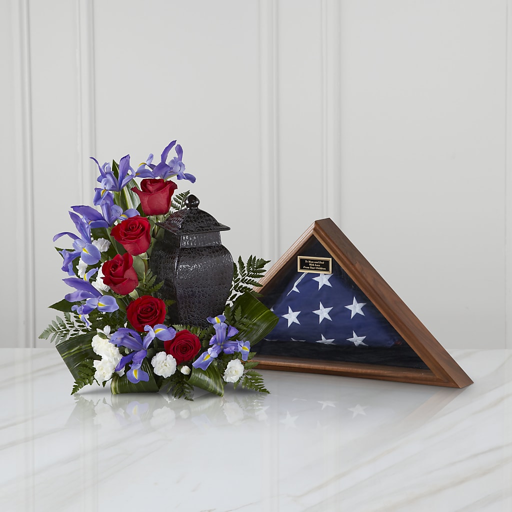 Patriotic Tribute Arrangement – Joy Flowers, Hicksville NY