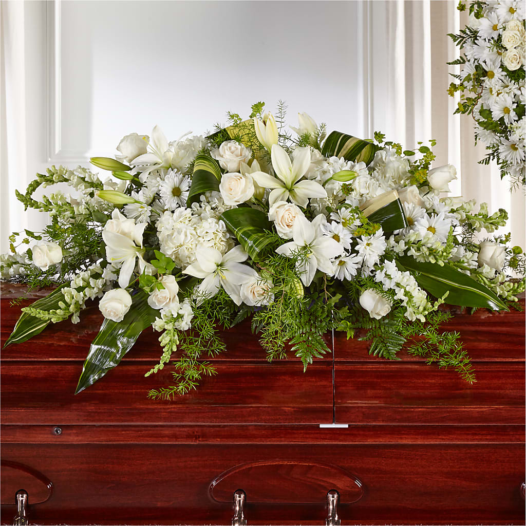 Abundance Casket Spray – Joy Flowers, Hicksville NY