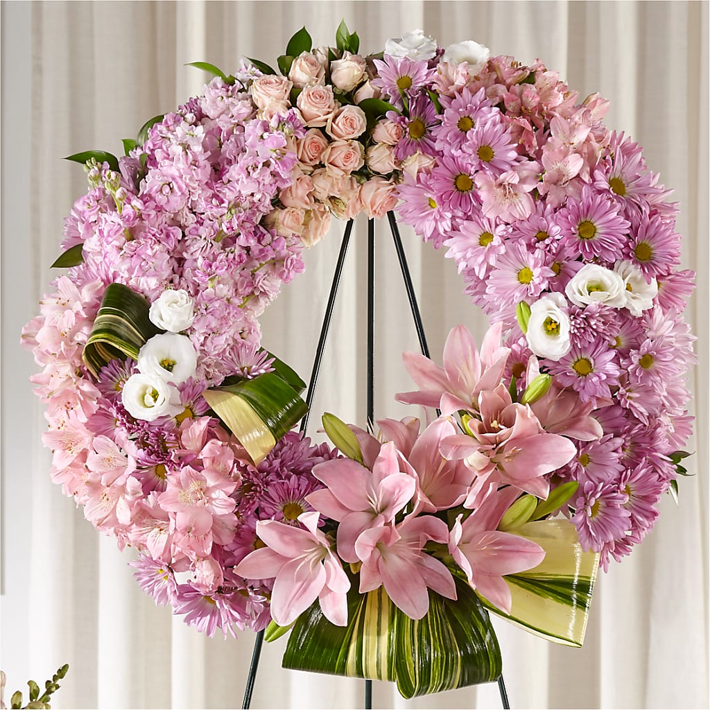 Gift of Warmth Wreath – Joy Flowers, Hicksville NY