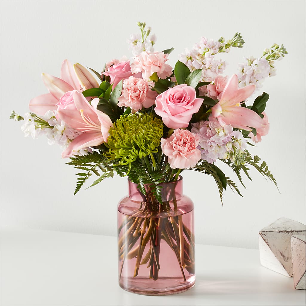 Pretty in Pink Bouquet – Joy Flowers, Hicksville NY