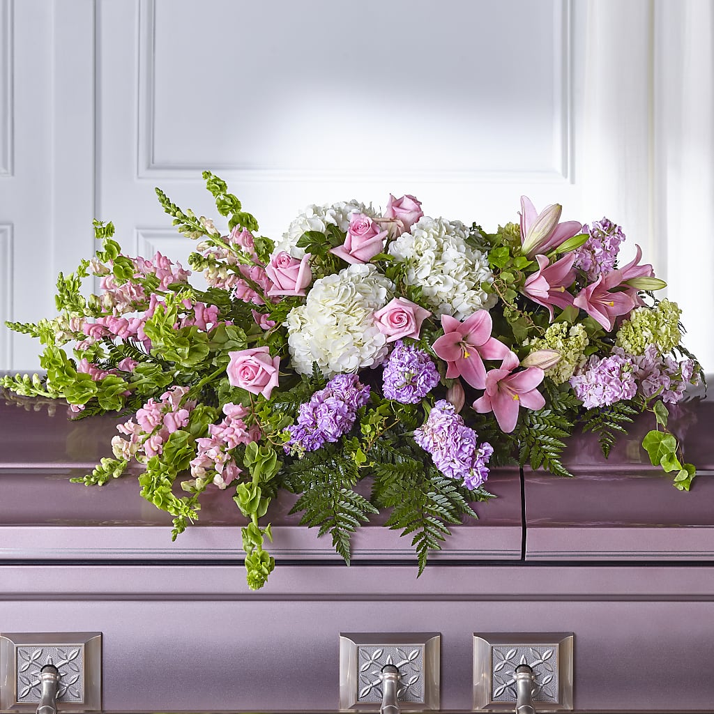 Life's Gratitude Casket Spray – Joy Flowers, Hicksville NY