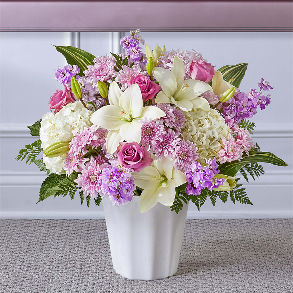 Heaven Sent Floor Basket – Joy Flowers, Hicksville NY