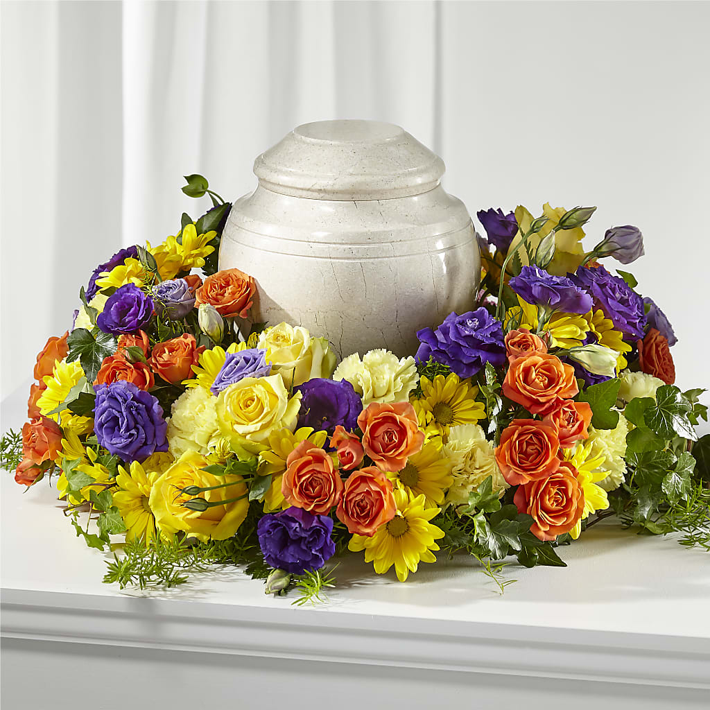 Blossoms of Remembrance Cremation Adornment – Joy Flowers, Hicksville NY