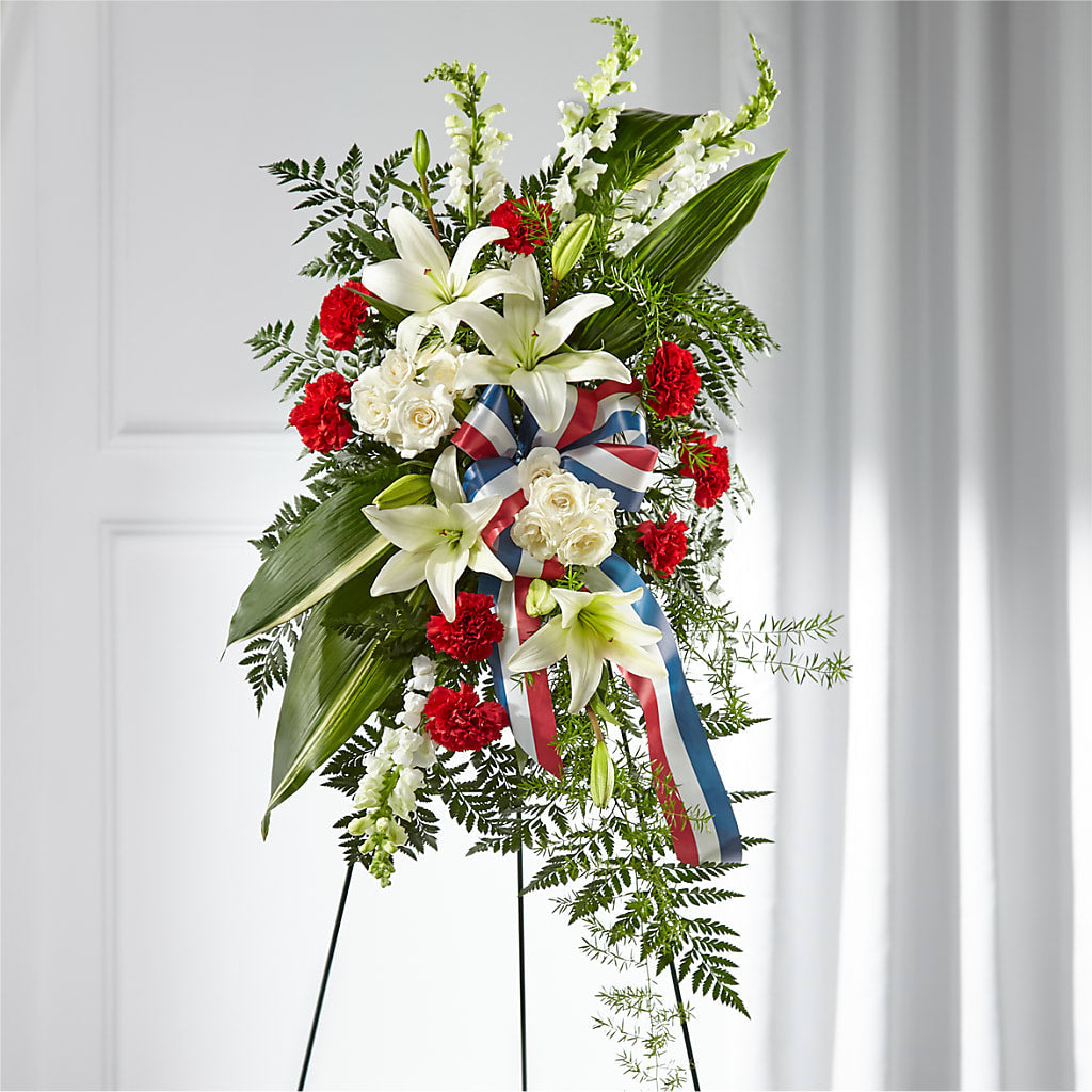Stars of Life Standing Spray – Joy Flowers, Hicksville NY