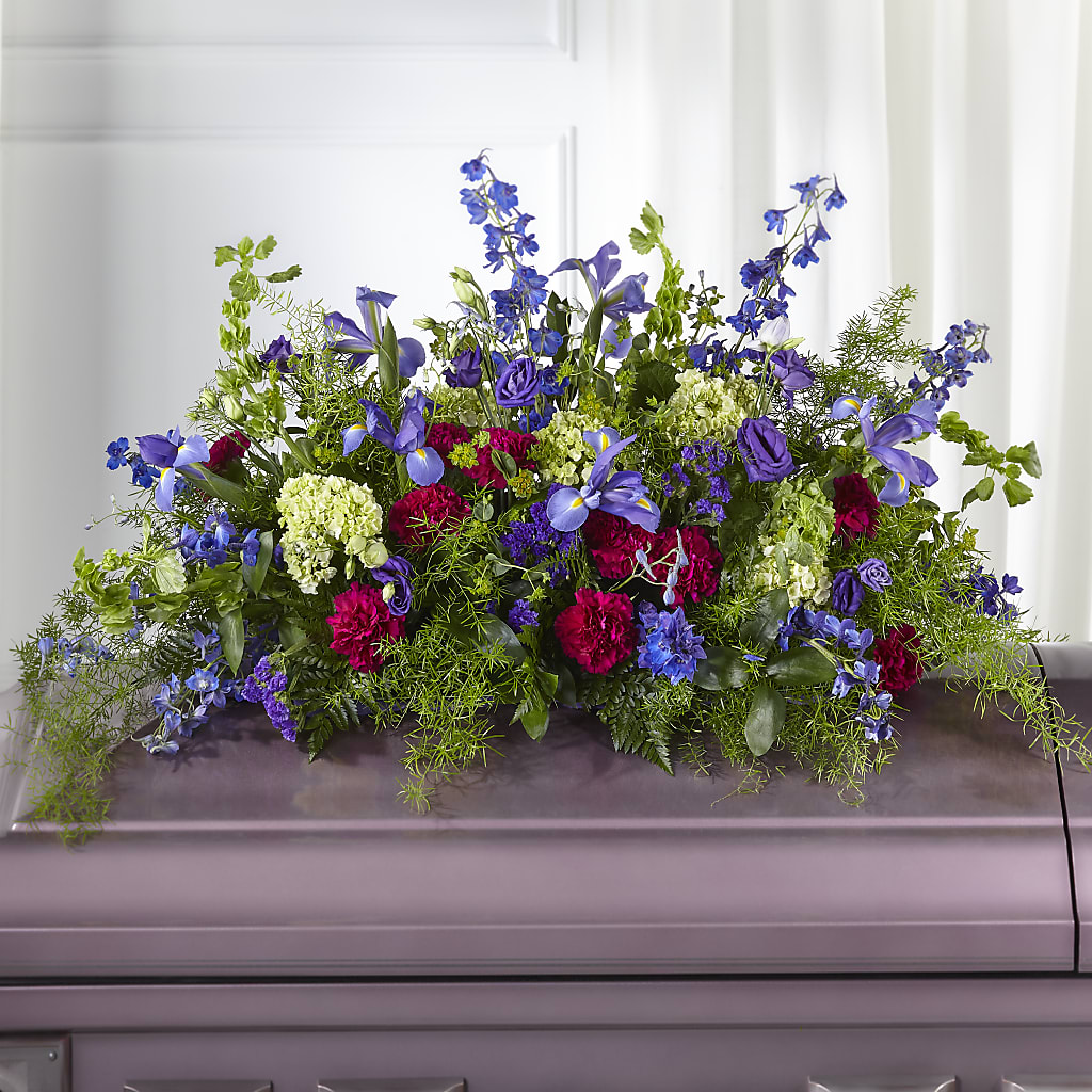 Always Treasured Casket Spray – Joy Flowers, Hicksville NY