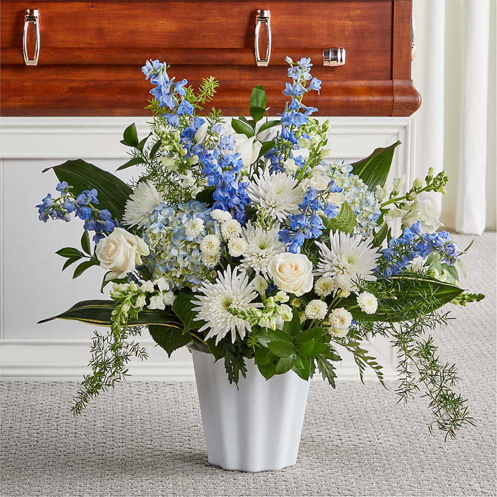 Everlasting Memories Floor Basket – Joy Flowers, Hicksville NY