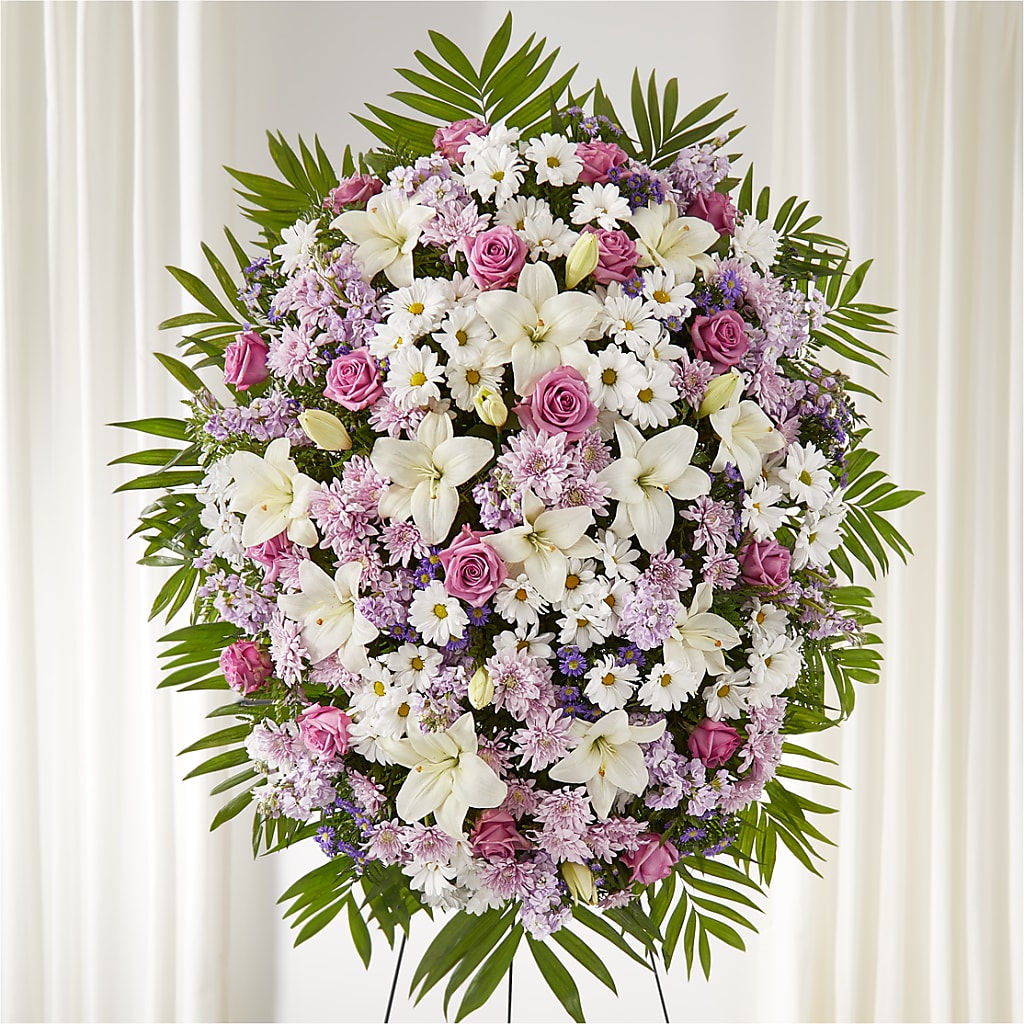 Surrounded by Love Standing Spray – Joy Flowers, Hicksville NY