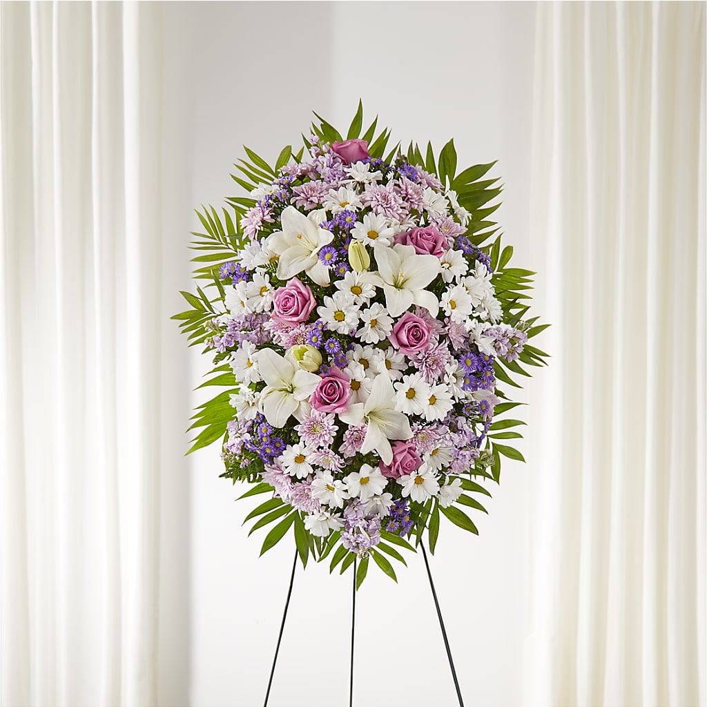 Surrounded by Love Standing Spray – Joy Flowers, Hicksville NY