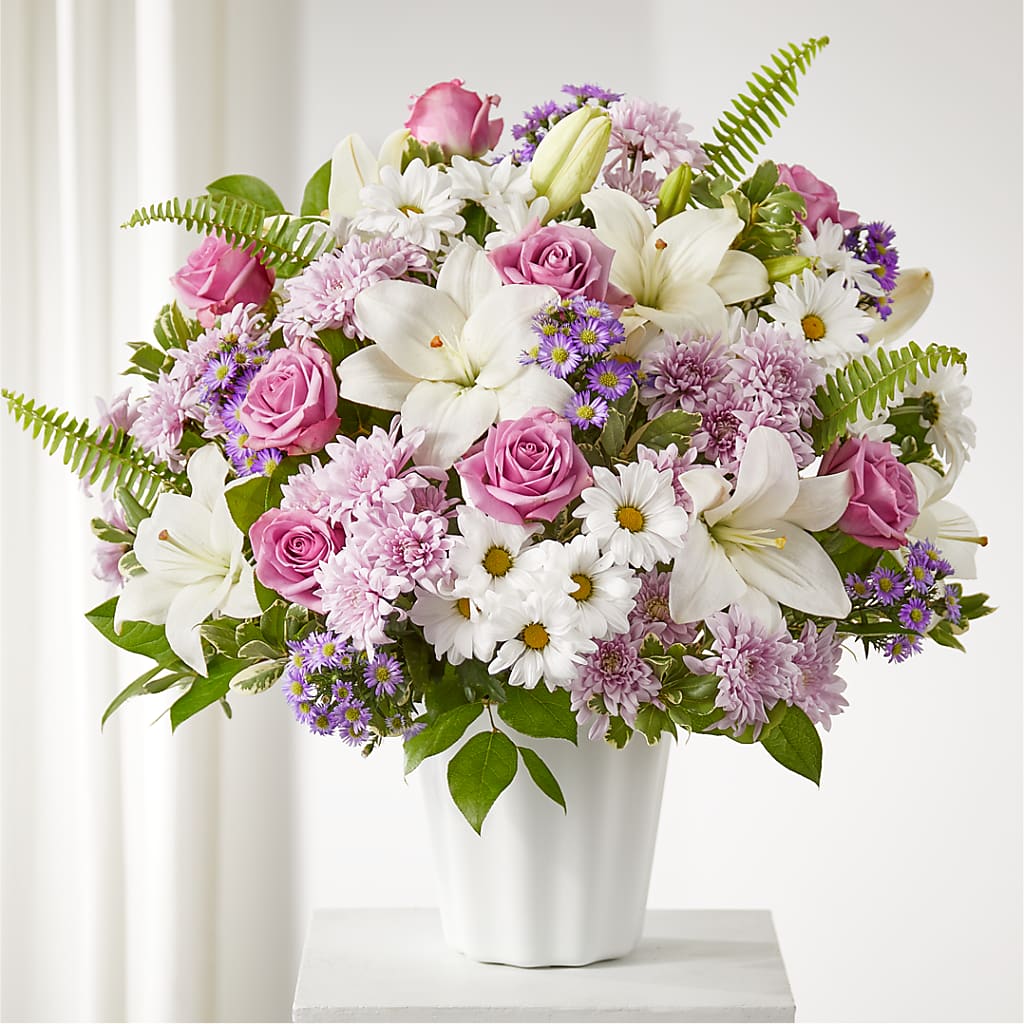 Warmest Thoughts Tabletop Basket – Joy Flowers, Hicksville NY