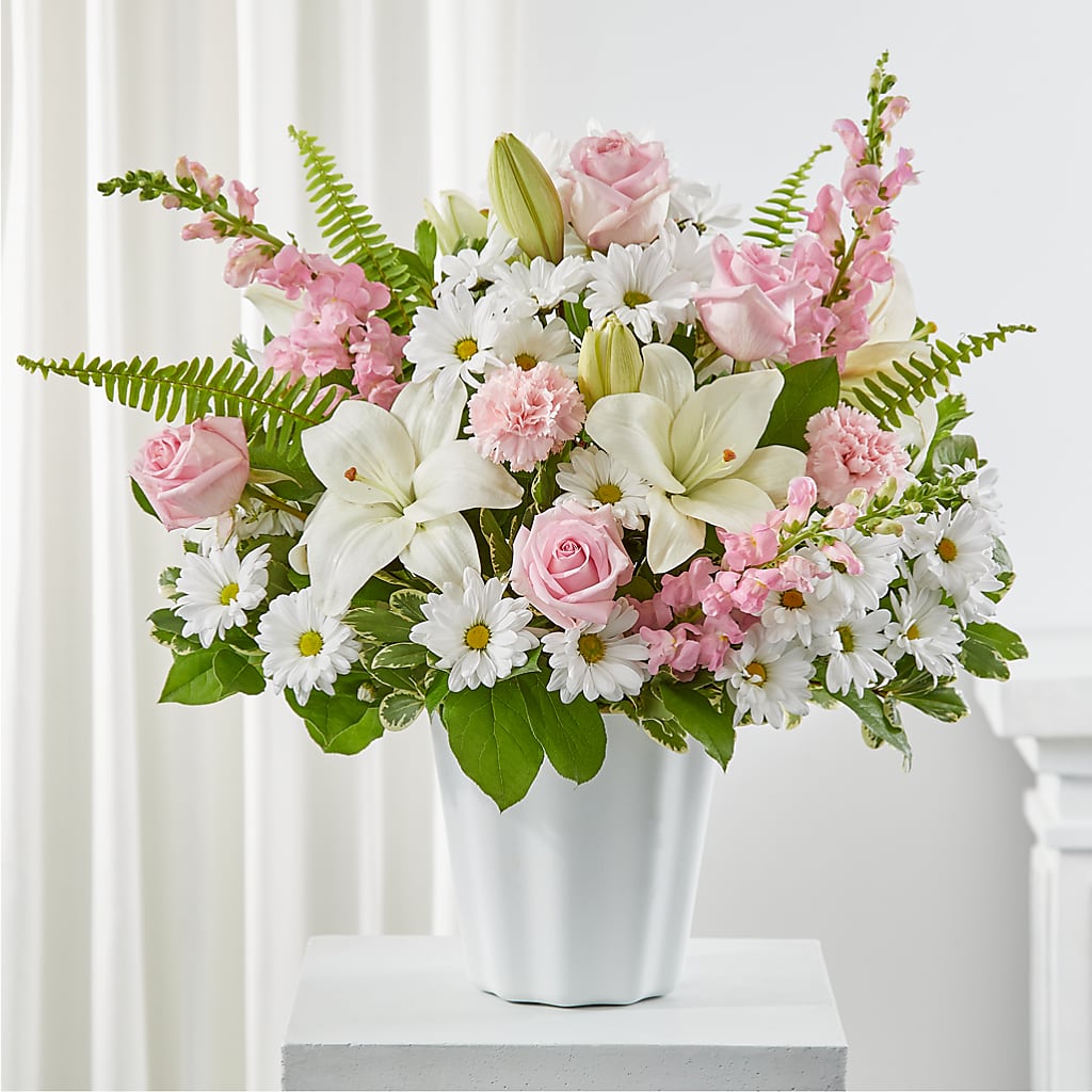 Soft Touch Tabletop Basket – Joy Flowers, Hicksville NY