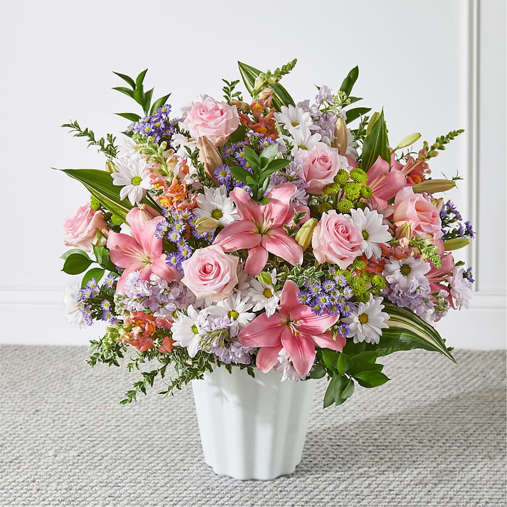 Abundant Compassion Floor Basket – Joy Flowers, Hicksville NY