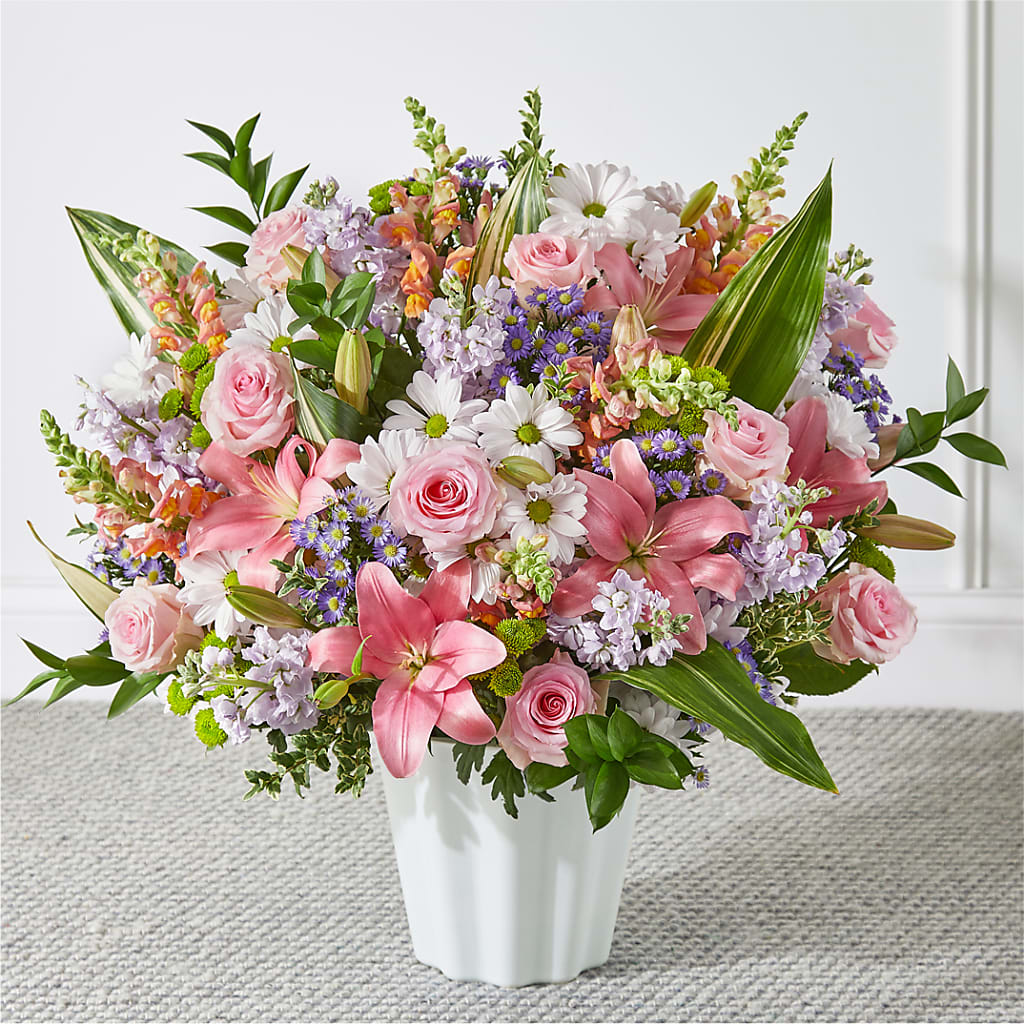 Abundant Compassion Floor Basket – Joy Flowers, Hicksville NY