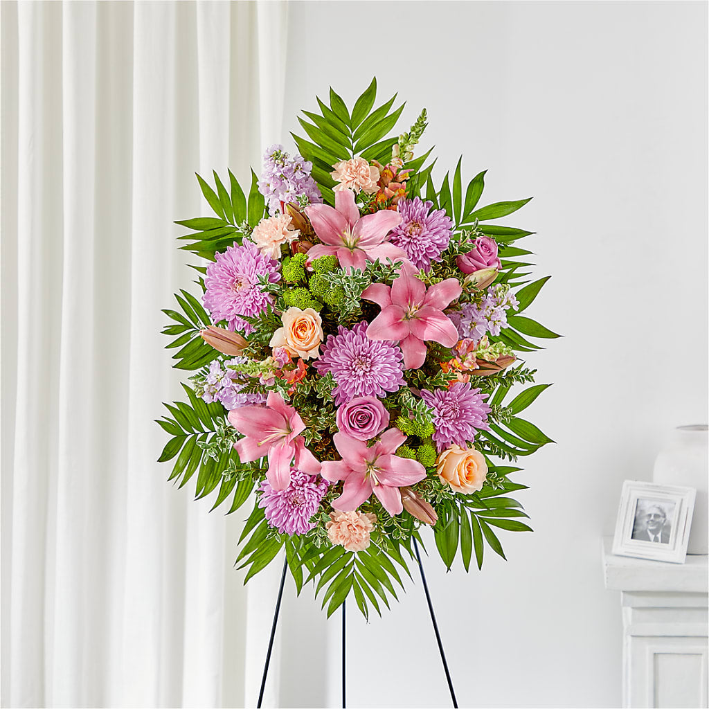 Love & Light Standing Spray – Joy Flowers, Hicksville NY