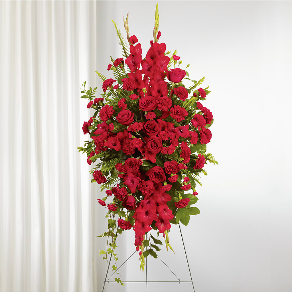From the Heart Standing Spray – Joy Flowers, Hicksville NY