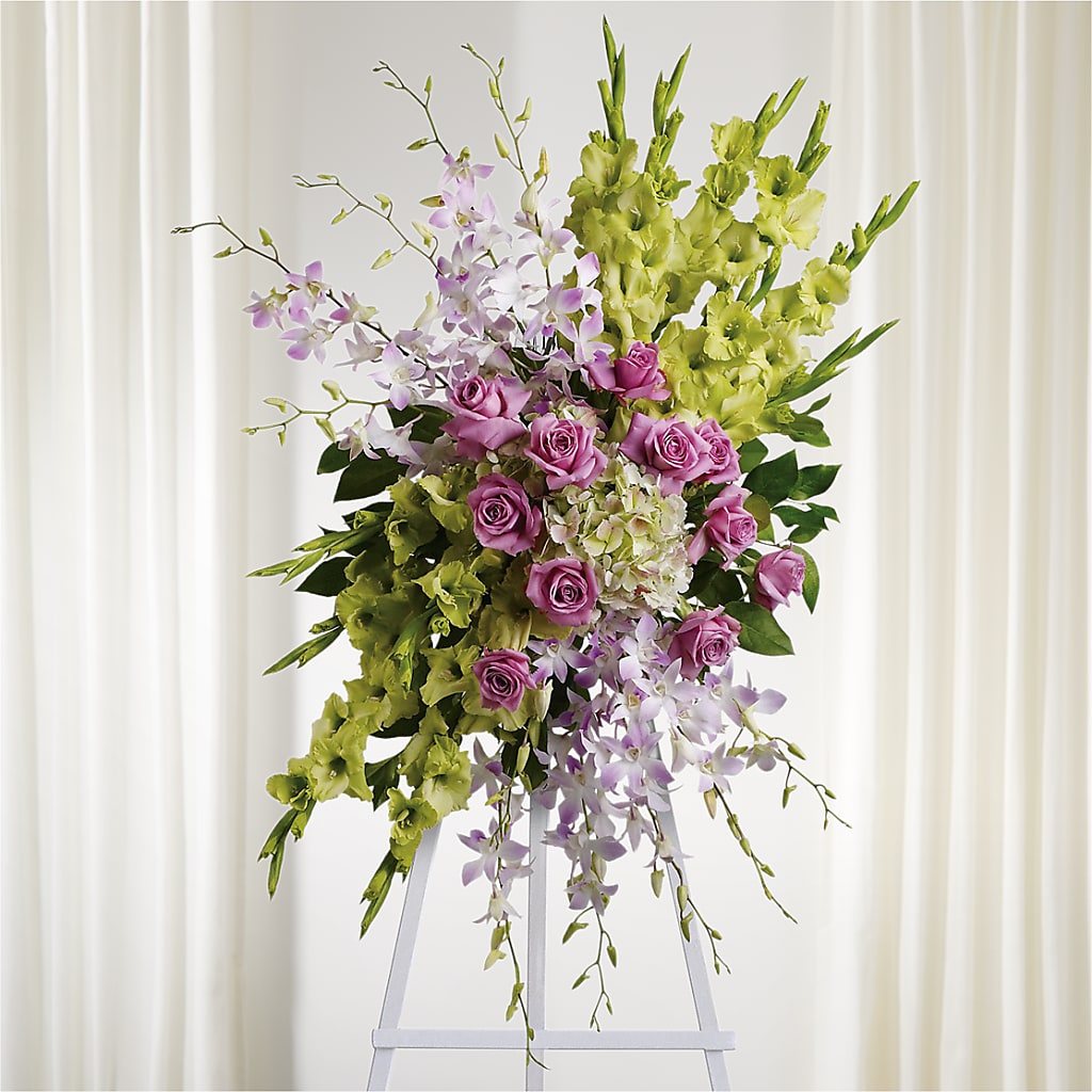 Lasting Legacy Standing Spray – Joy Flowers, Hicksville NY