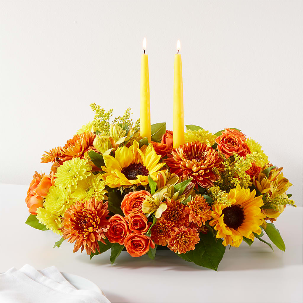 Autumn Harmony Centerpiece – Joy Flowers, Hicksville NY