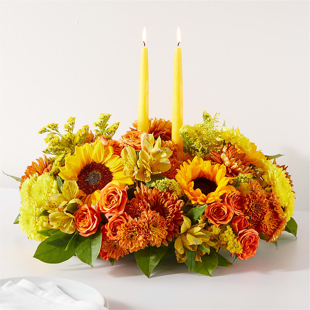 Autumn Harmony Centerpiece – Joy Flowers, Hicksville NY