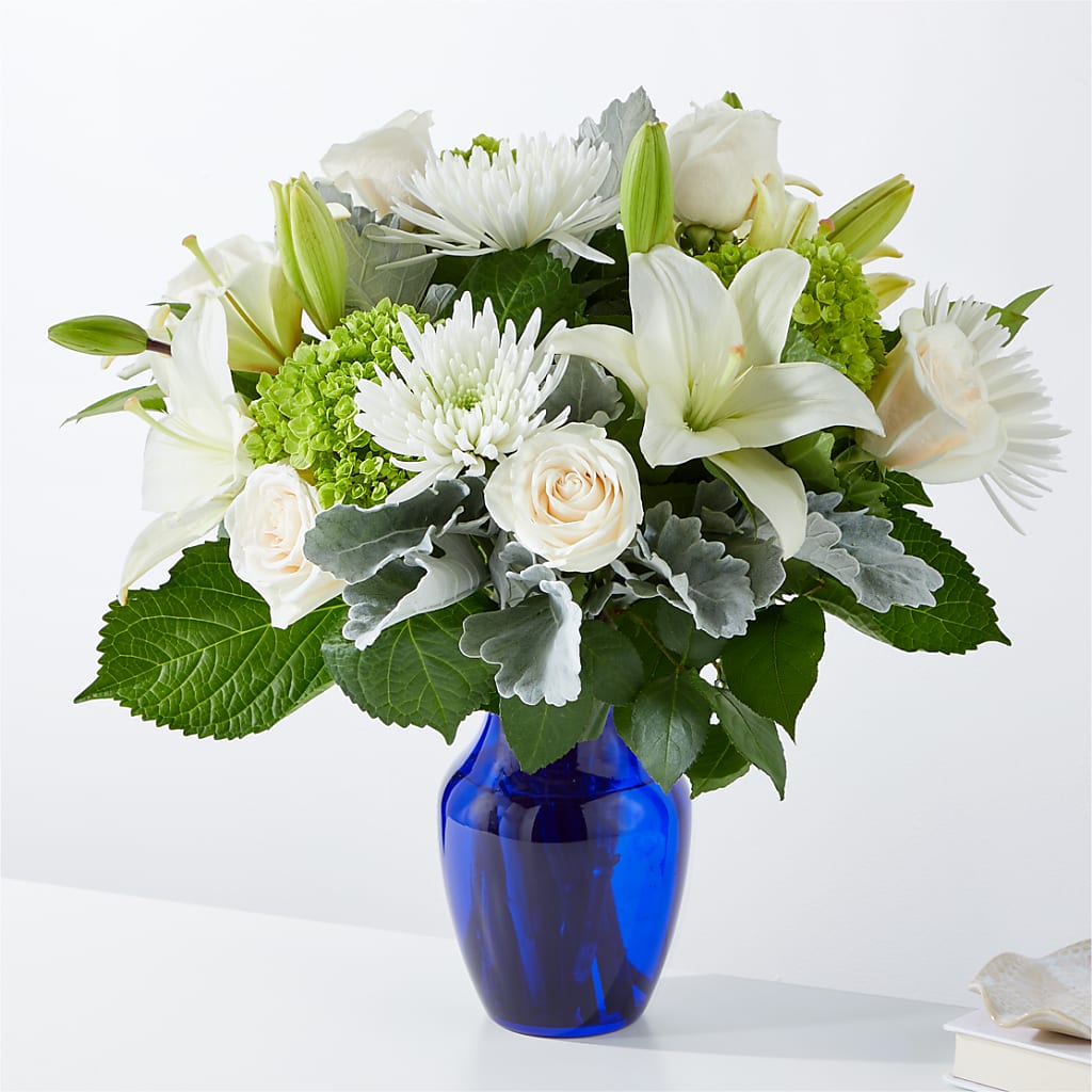 Snowy Dreams Bouquet – Joy Flowers, Hicksville NY