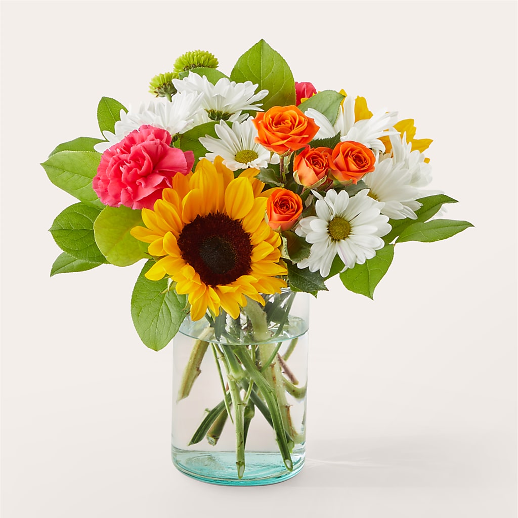 Sun-drenched Blooms Bouquet – Joy Flowers, Hicksville NY