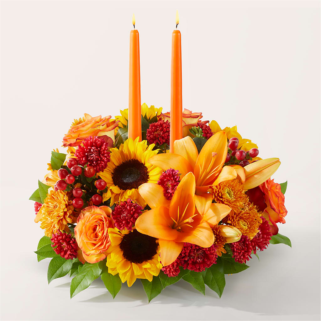 Grateful Centerpiece – Joy Flowers, Hicksville NY
