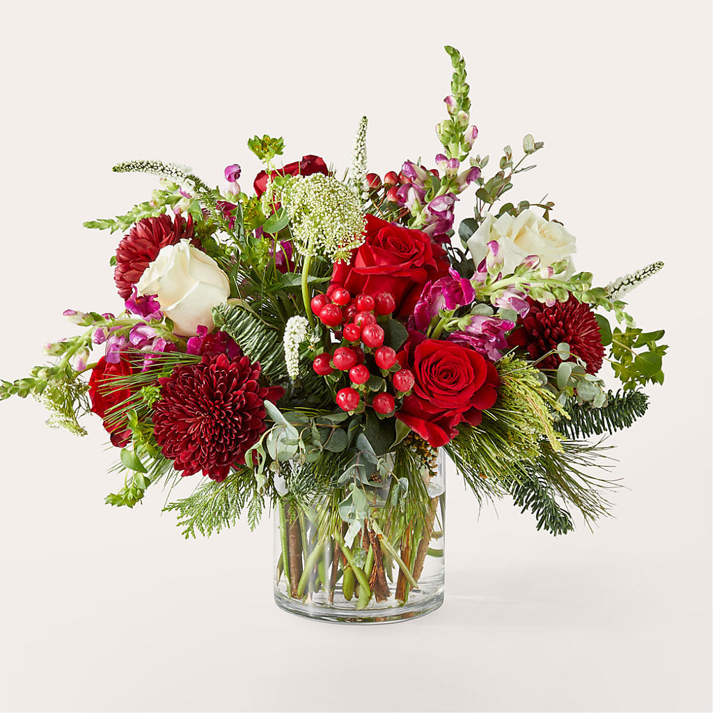Cranberry Fizz Bouquet – Joy Flowers, Hicksville NY