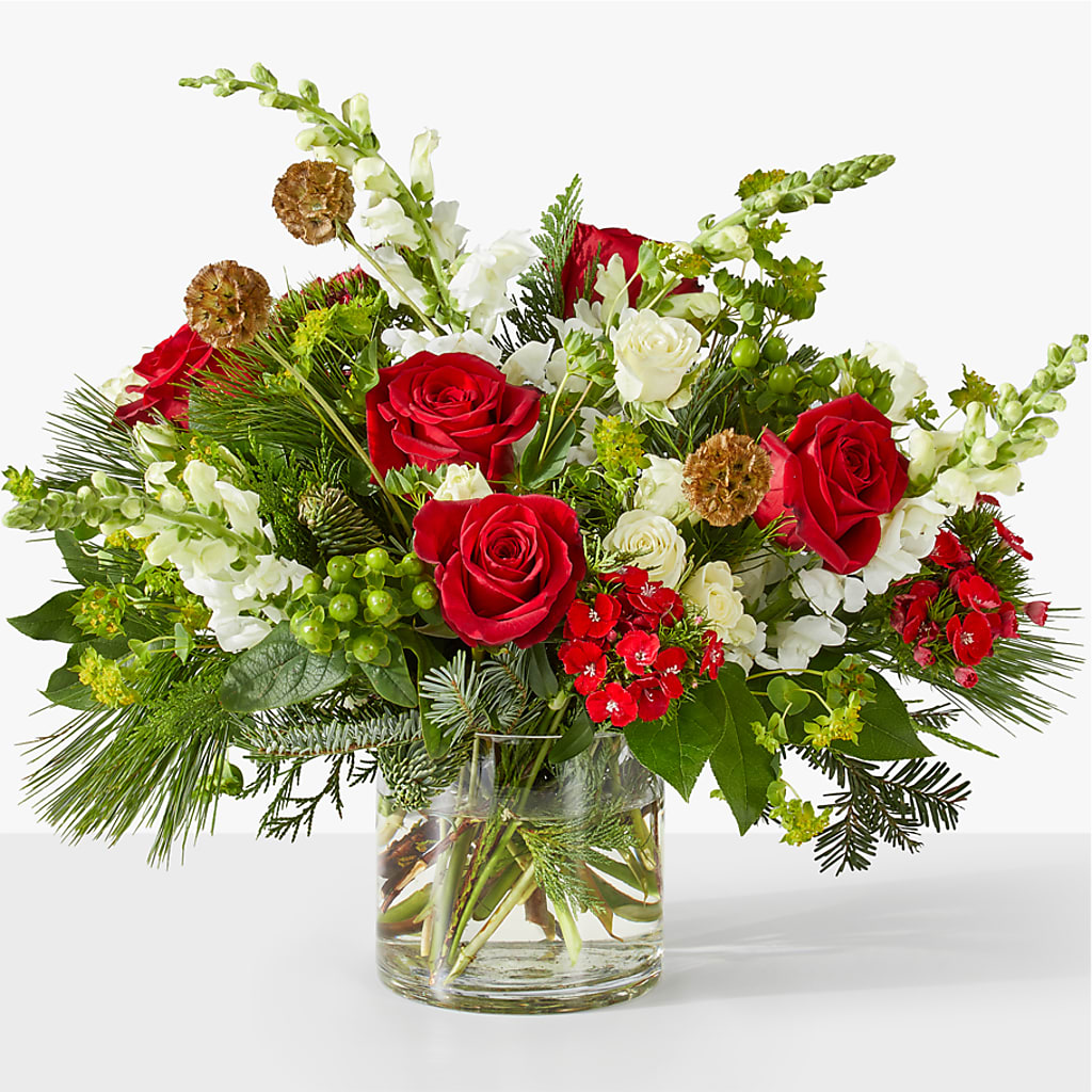 Deck the Halls Bouquet – Joy Flowers, Hicksville NY