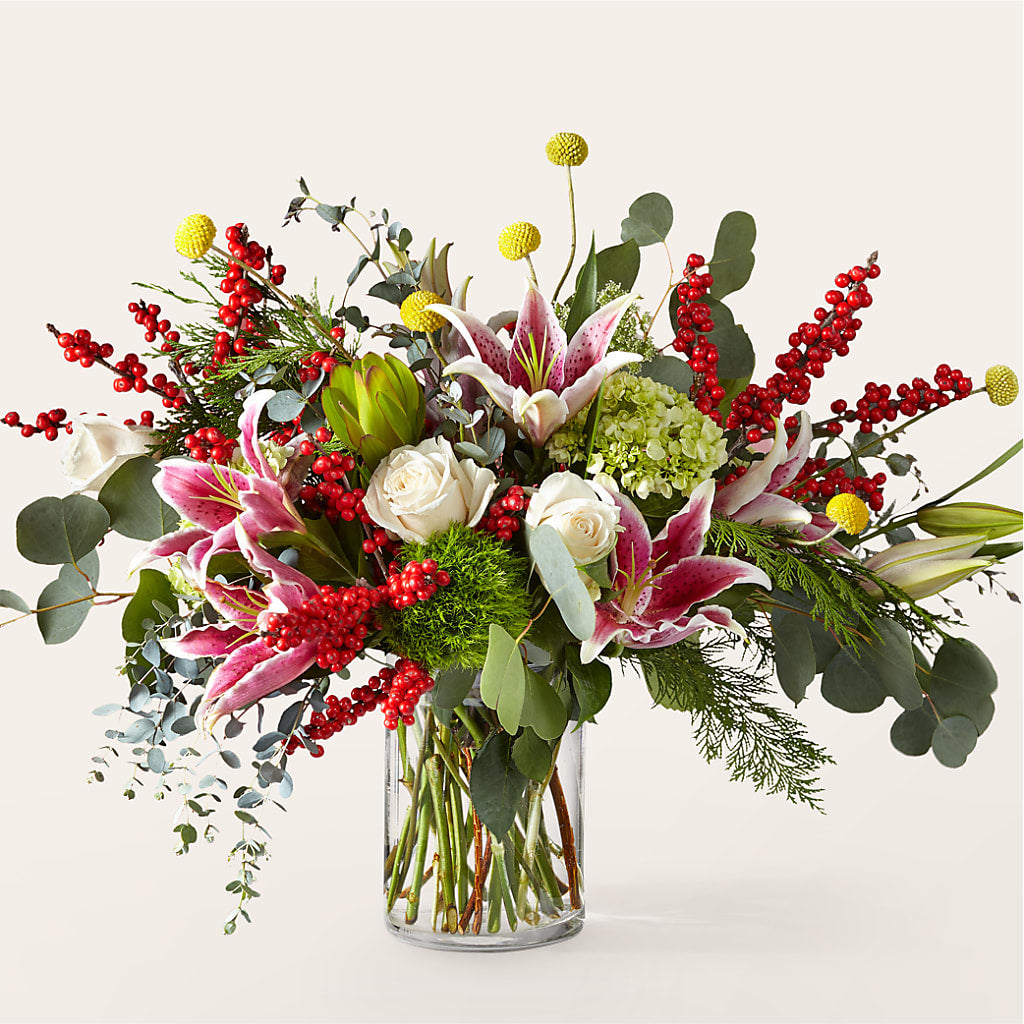 Berry & Bright Bouquet – Joy Flowers, Hicksville NY