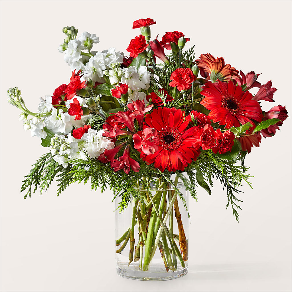 Holidaisy Bouquet – Joy Flowers, Hicksville NY