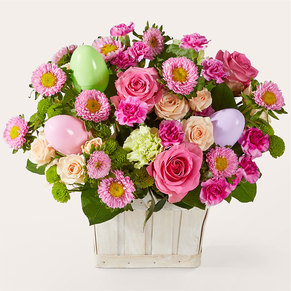 Get Eggcited Basket – Joy Flowers, Hicksville NY
