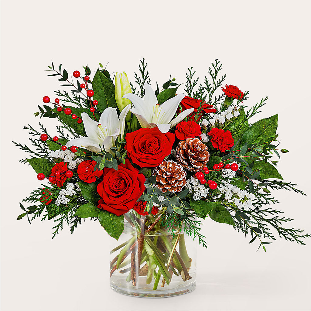 Best in Snow Bouquet – Joy Flowers, Hicksville NY