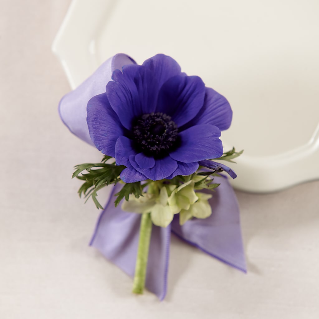 Purple Passion Boutonniere – Joy Flowers, Hicksville NY