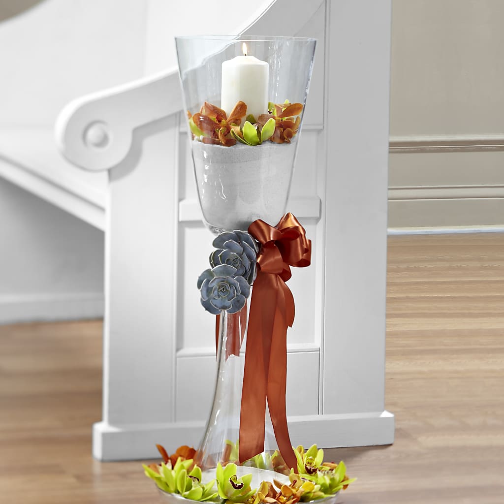 Matrimony Pew Decor – Joy Flowers, Hicksville NY